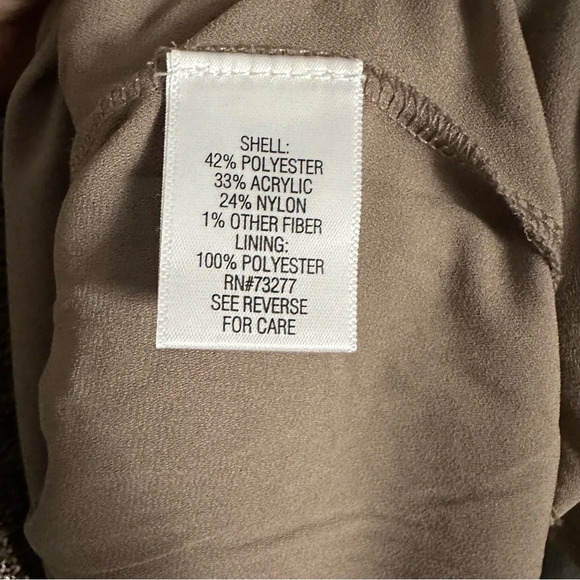 Apt 9 Sequin Asymetrical TAUPE SPARKLE SWEATER NO SIZE TAG - Picture 5 of 9